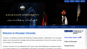 What Khurasan.edu.af website looked like in 2018 (5 years ago)