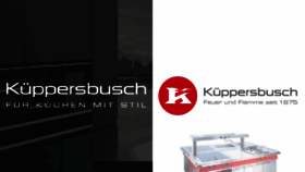 What Kueppersbusch-hausgeraete.de website looked like in 2018 (5 years ago)