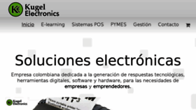 What Kugelelectronics.com.co website looked like in 2018 (5 years ago)