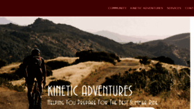 What Kineticcycles.com website looked like in 2018 (5 years ago)
