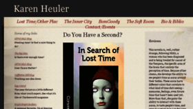 What Karenheuler.com website looked like in 2018 (5 years ago)