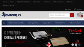 What Kovacek.cz website looked like in 2018 (5 years ago)