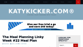 What Katykicker.com website looked like in 2018 (5 years ago)