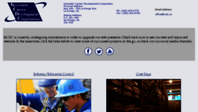 What Kcdc.ca website looked like in 2018 (7 years ago)
