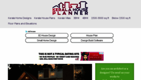 What Keralahouseplanner.com website looked like in 2018 (5 years ago)