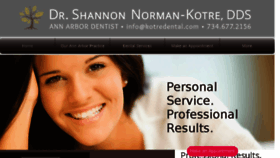 What Kotreannarbordentist.com website looked like in 2018 (5 years ago)