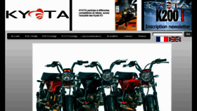What Kyota.fr website looked like in 2018 (5 years ago)