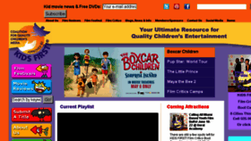 What Kidsfirstfilmfestival.org website looked like in 2018 (6 years ago)