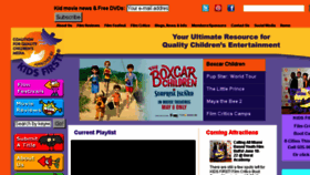 What Kidsfirstfilmfestival.org website looked like in 2018 (7 years ago)