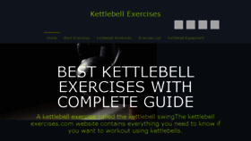 What Kettlebell-exercises.com website looked like in 2018 (5 years ago)