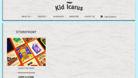 What Kidicarus.ca website looked like in 2018 (5 years ago)
