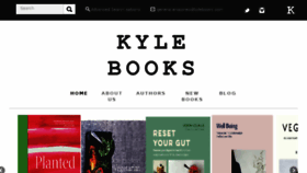 What Kylebooks.com website looked like in 2018 (5 years ago)