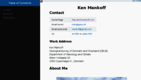 What Kenmankoff.com website looked like in 2018 (5 years ago)