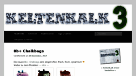 What Keltenkalk.at website looked like in 2018 (6 years ago)