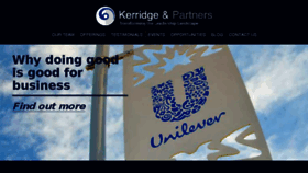 What Kerridgepartners.com website looked like in 2018 (5 years ago)