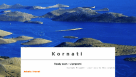 What Kornati.hr website looked like in 2018 (5 years ago)