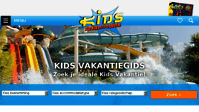 What Kidsvakantiegids.nl website looked like in 2018 (5 years ago)