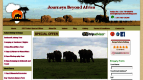 What Kenyasafarisholiday.com website looked like in 2018 (5 years ago)