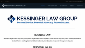 What Kessingerlaw.com website looked like in 2018 (5 years ago)