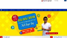 What Kythuatcongnghe.vn website looked like in 2018 (5 years ago)