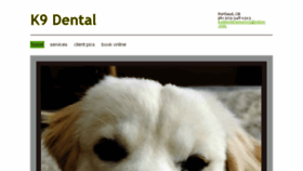 What K9dental.net website looked like in 2018 (5 years ago)