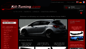 What Kit-tuning.com website looked like in 2018 (5 years ago)
