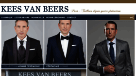What Kees-van-beers.com website looked like in 2018 (5 years ago)