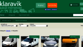 What Klaravik.pl website looked like in 2018 (5 years ago)