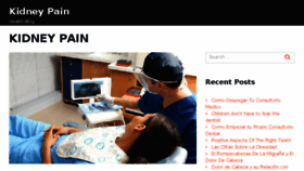 What Kidney-pain.org website looked like in 2018 (5 years ago)