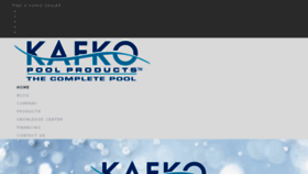 What Kafko.com website looked like in 2018 (5 years ago)