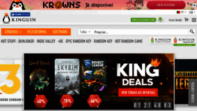 What Kinguin.pt website looked like in 2018 (5 years ago)