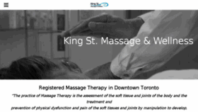 What Kingstmassage.com website looked like in 2018 (5 years ago)