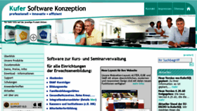 What Kufer.de website looked like in 2018 (5 years ago)