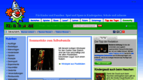 What Kindergaudi.de website looked like in 2018 (5 years ago)