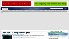 What Kayasehiristanbul.net website looked like in 2018 (5 years ago)