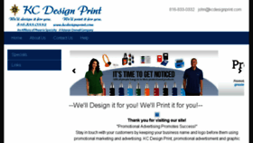 What Kcdesignprint.com website looked like in 2018 (5 years ago)