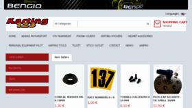 What Karting123.com website looked like in 2018 (5 years ago)