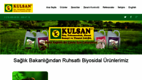 What Kulsanilac.com website looked like in 2018 (5 years ago)