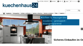What Kuechenhaus-online.de website looked like in 2018 (5 years ago)