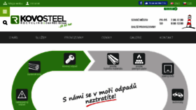 What Kovosteel.cz website looked like in 2018 (5 years ago)