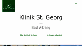 What Klinik-st-georg.de website looked like in 2018 (5 years ago)