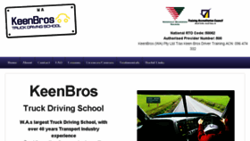 What Keenbros.com.au website looked like in 2018 (5 years ago)