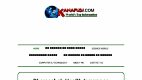 What Kanafusi.com website looked like in 2018 (5 years ago)