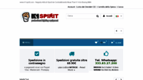 What K1spirit.com website looked like in 2018 (5 years ago)