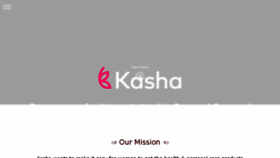 What Kasha.co website looked like in 2018 (5 years ago)