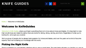 What Knifeguides.com website looked like in 2018 (5 years ago)