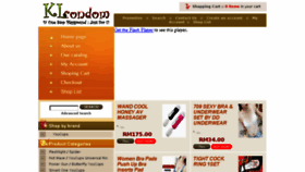 What Klcondom.com website looked like in 2018 (5 years ago)