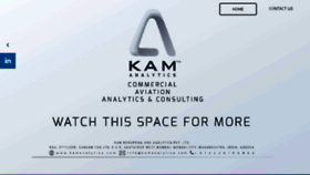 What Kamanalytics.com website looked like in 2018 (5 years ago)