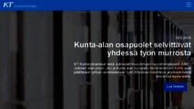 What Kt.fi website looked like in 2018 (5 years ago)