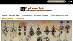 What Kapiljewels.com website looked like in 2018 (5 years ago)